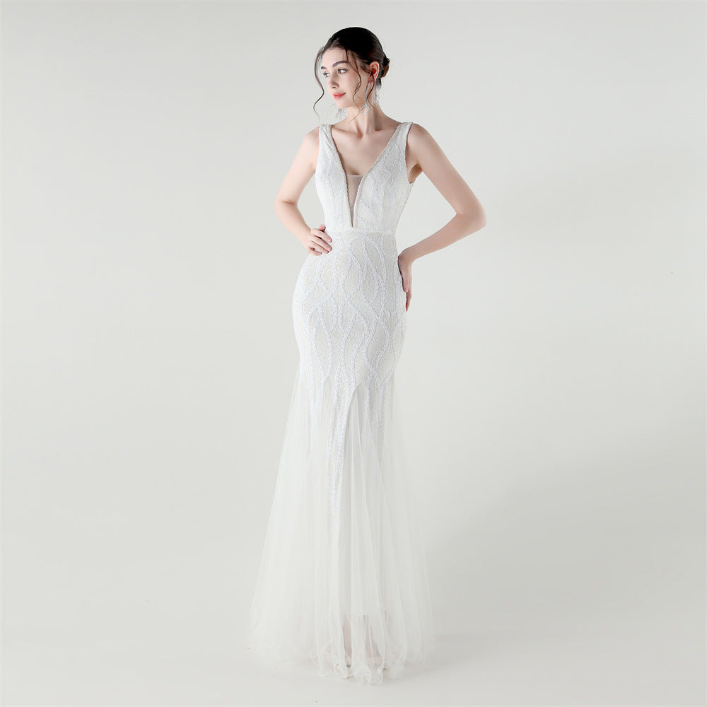 Ivory Coastal Breeze Maxi Dress