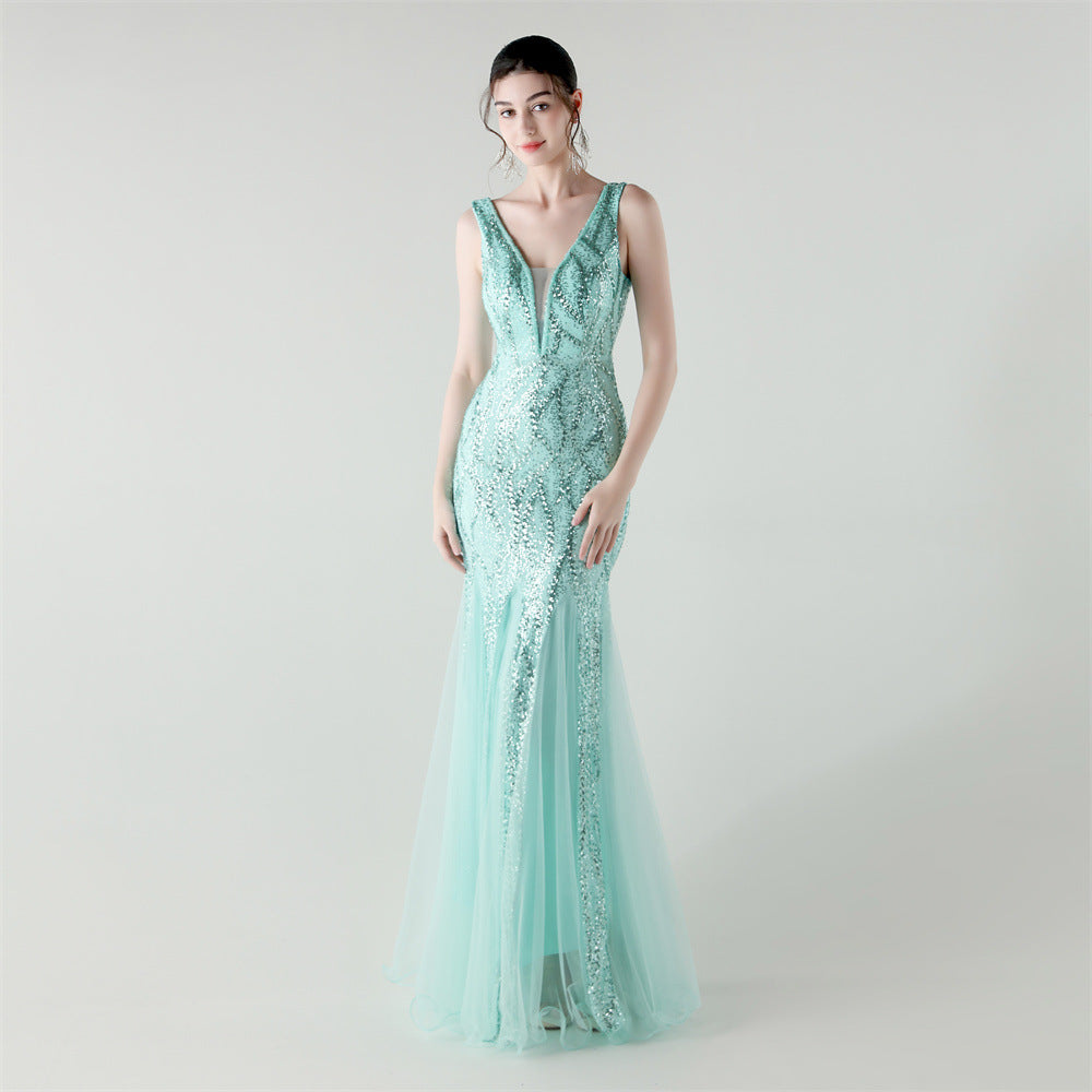 Mint Coastal Breeze Maxi Dress