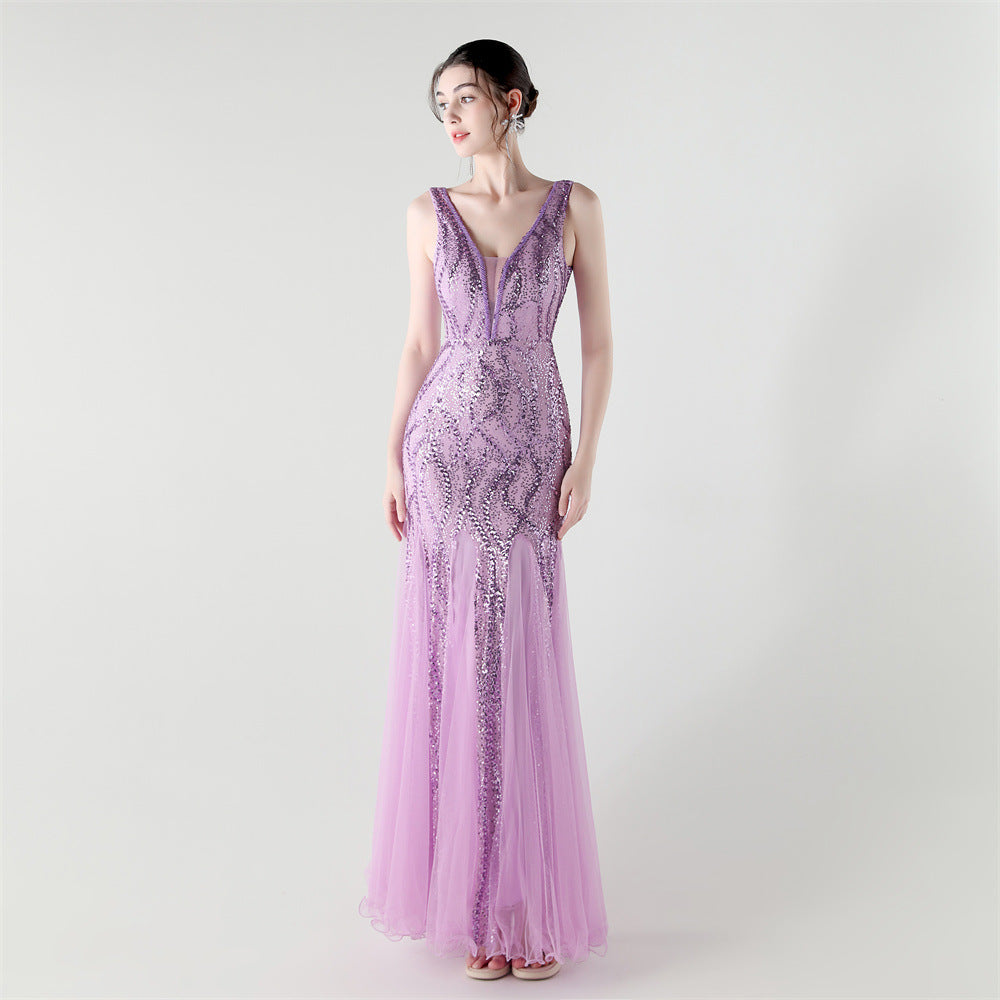 Lavender Coastal Breeze Maxi Dress