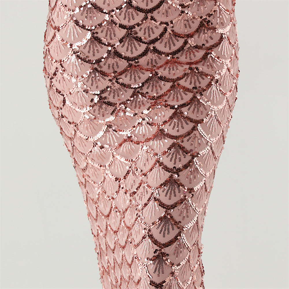 Siren Glint Sequin Gala Dress