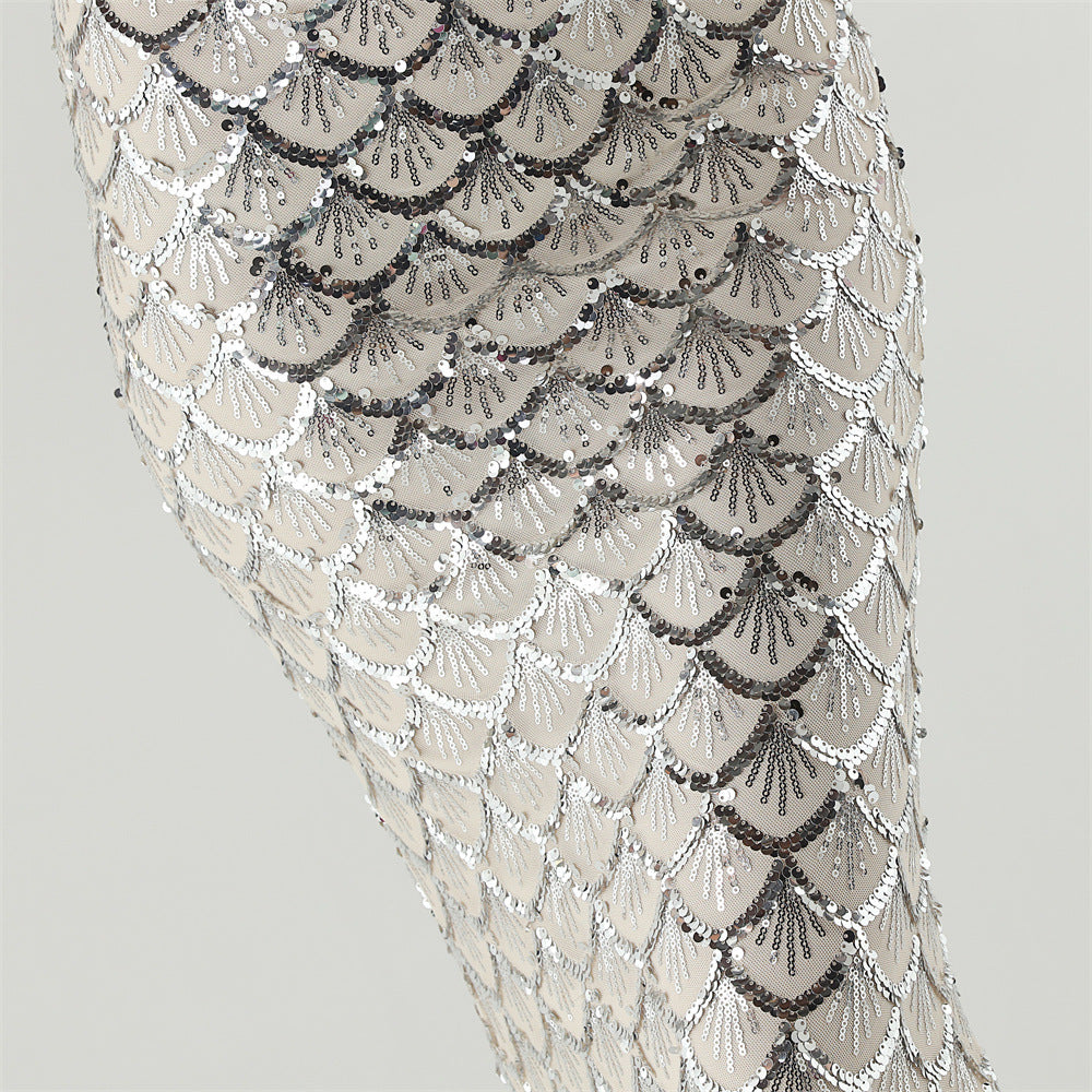 Siren Glint Sequin Gala Dress