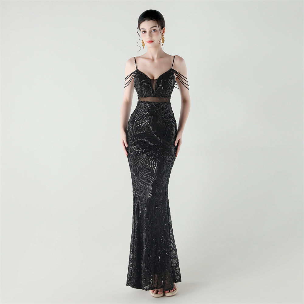 Mermaid Scales Sequin Gala Gown