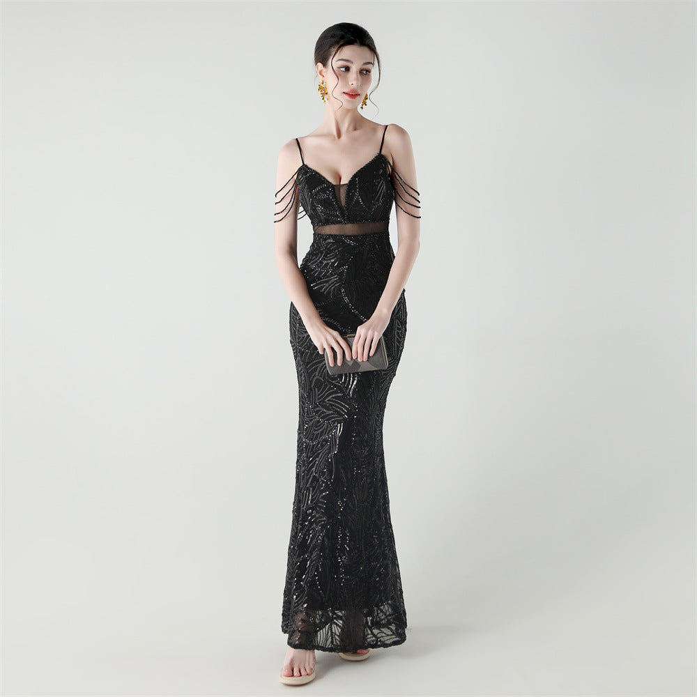 Mermaid Scales Sequin Gala Gown