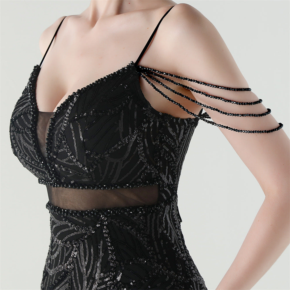 Mermaid Scales Sequin Gala Gown