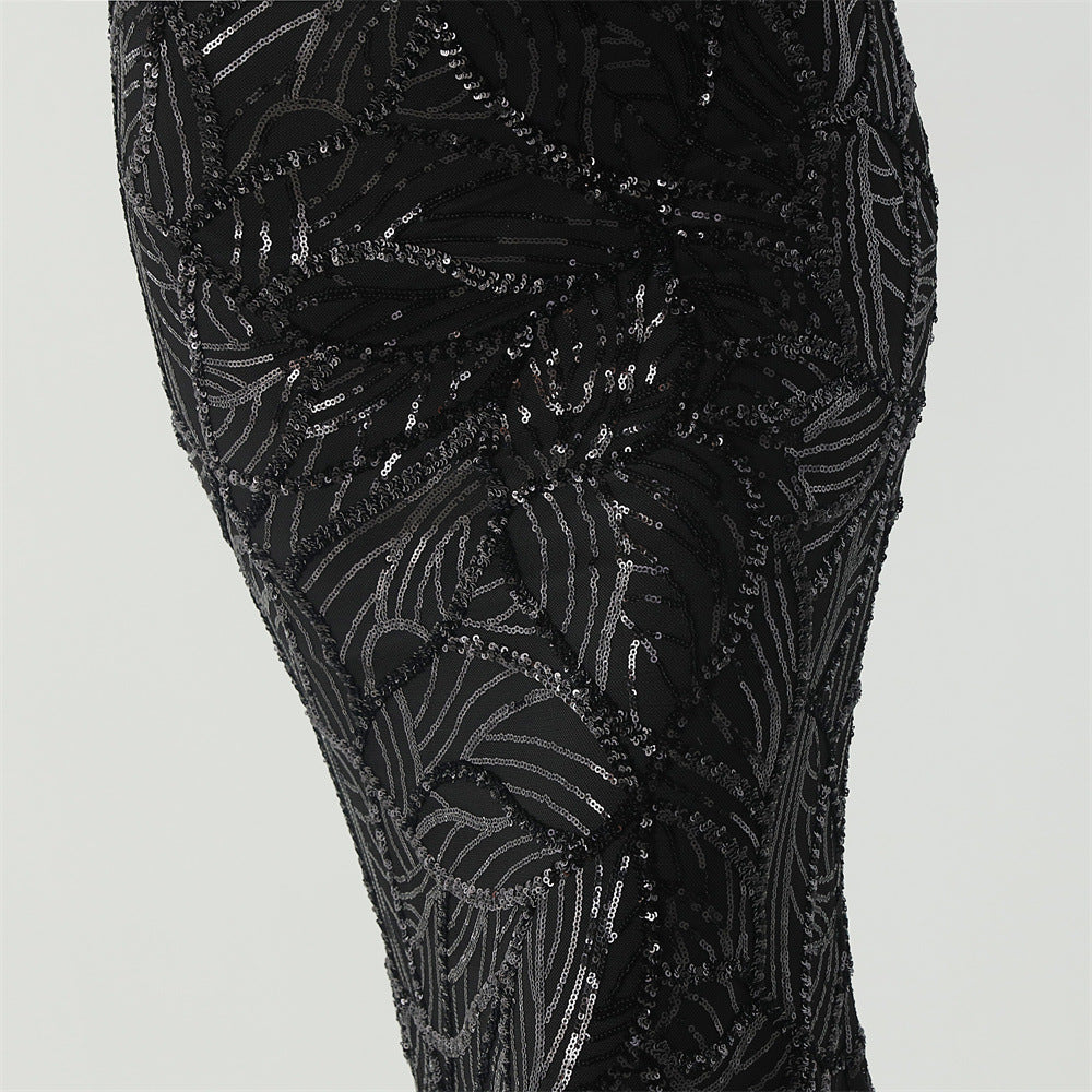 Mermaid Scales Sequin Gala Gown