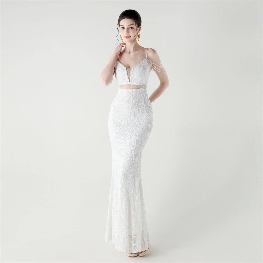 Mermaid Scales Sequin Gala Gown