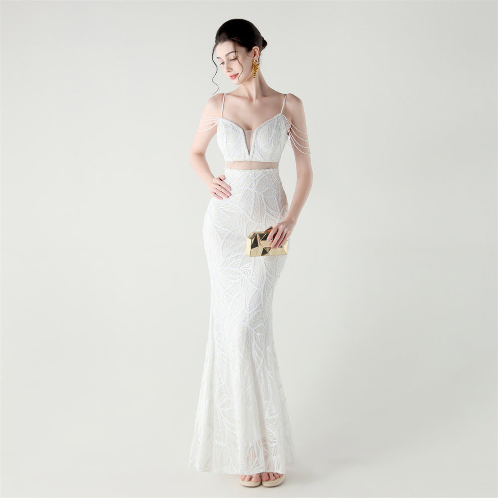 Mermaid Scales Sequin Gala Gown