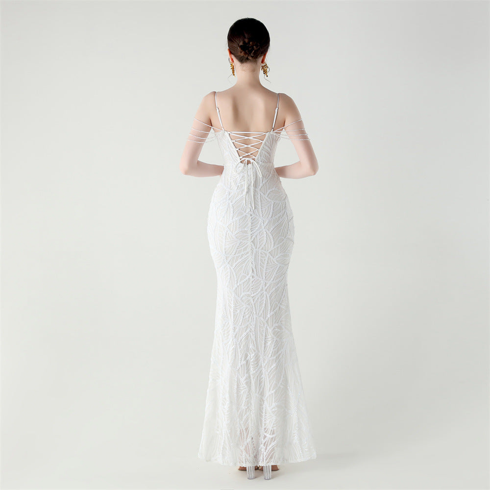 Mermaid Scales Sequin Gala Gown