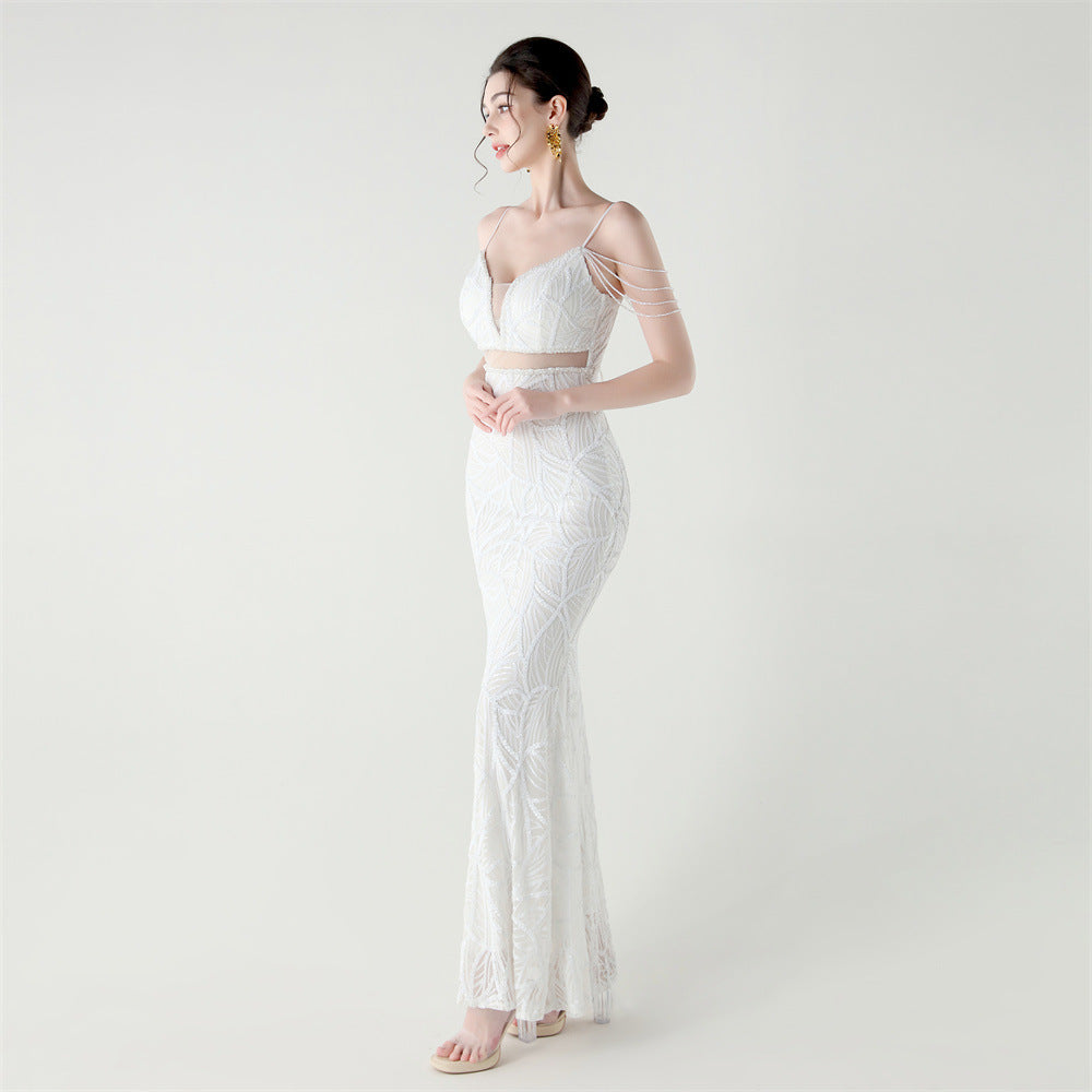 Mermaid Scales Sequin Gala Gown