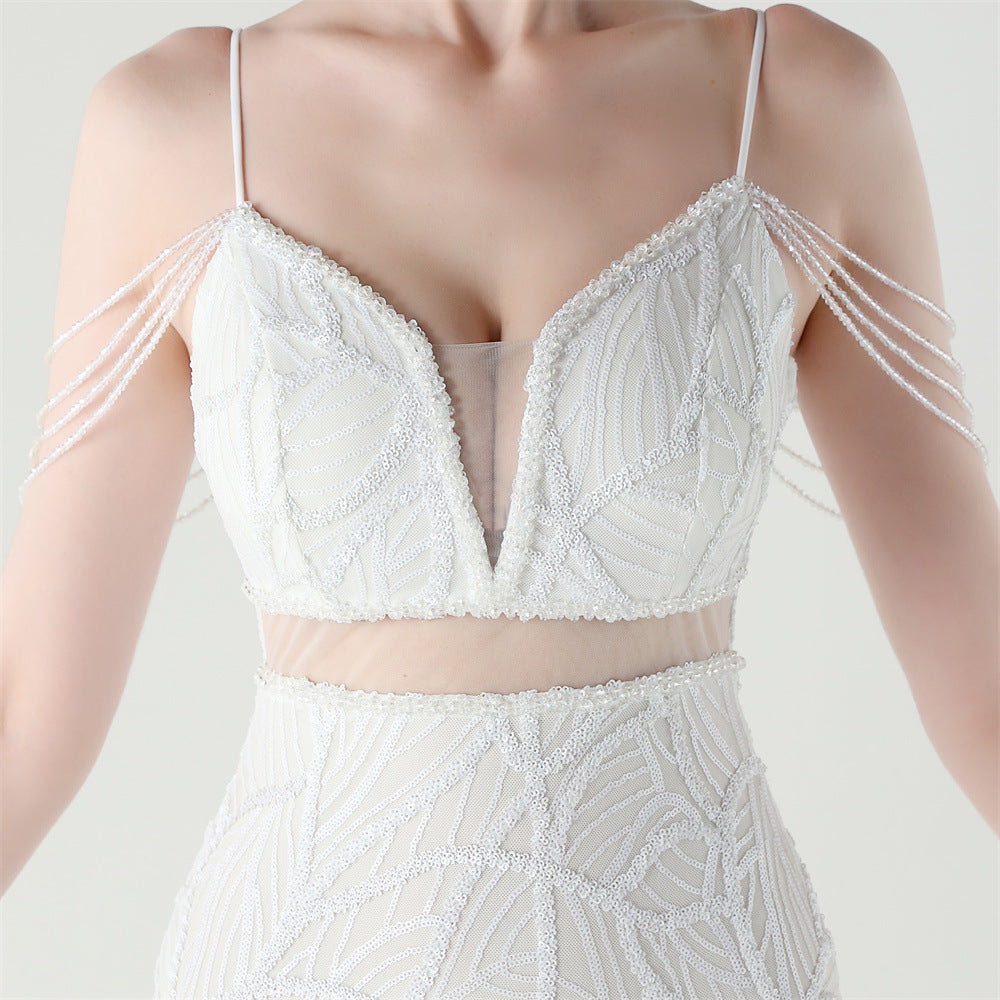 Mermaid Scales Sequin Gala Gown