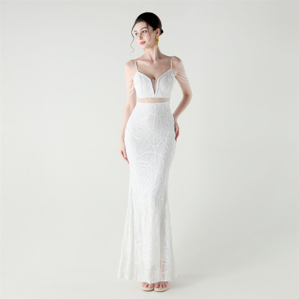 Mermaid Scales Sequin Gala Gown