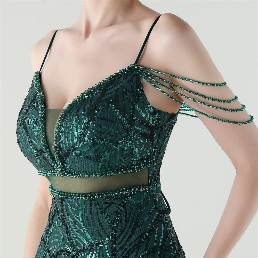 Mermaid Scales Sequin Gala Gown