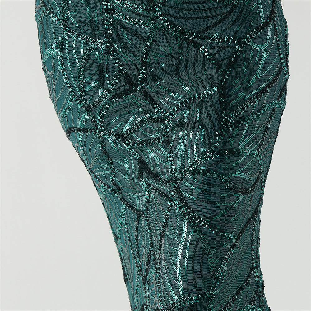 Mermaid Scales Sequin Gala Gown