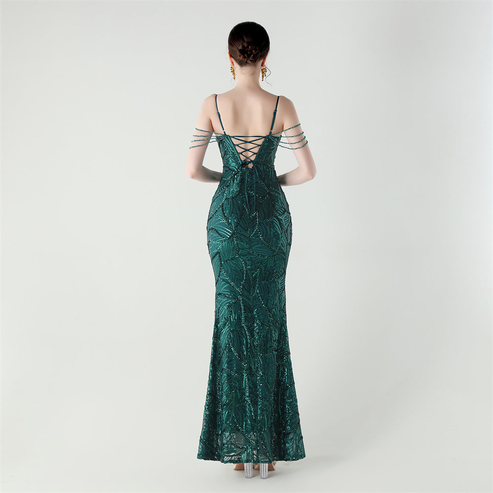 Mermaid Scales Sequin Gala Gown