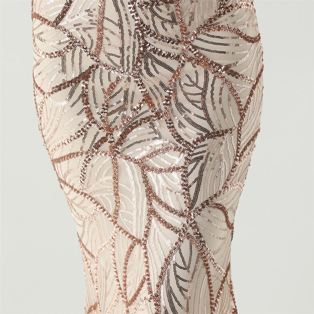 Mermaid Scales Sequin Gala Gown