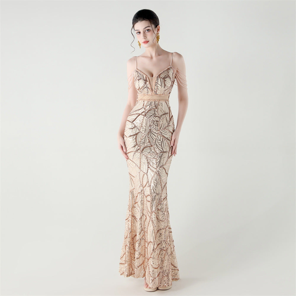 Mermaid Scales Sequin Gala Gown