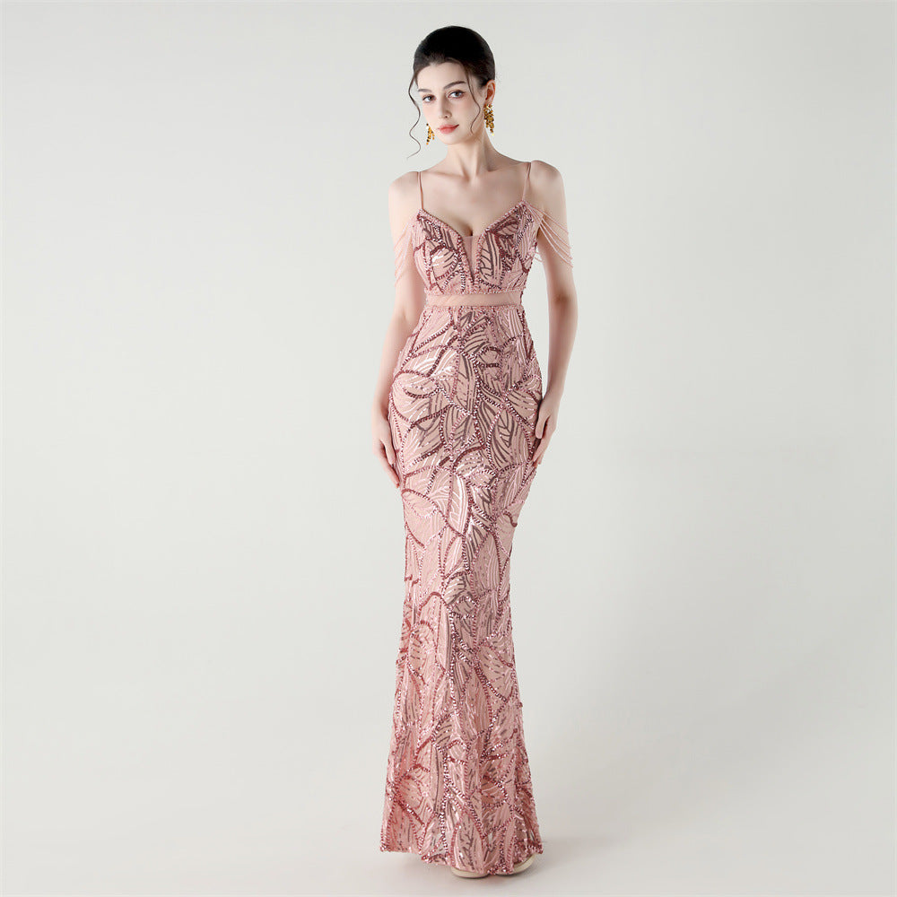 Mermaid Scales Sequin Gala Gown