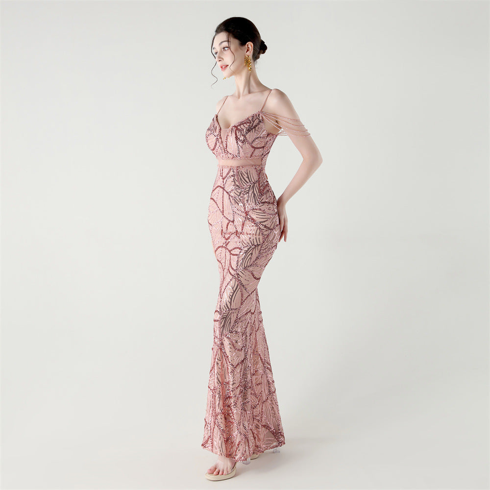 Mermaid Scales Sequin Gala Gown