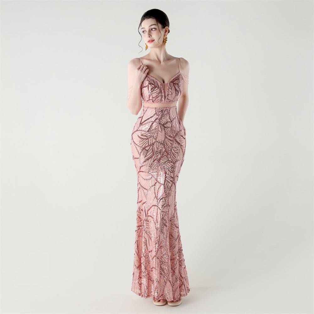 Mermaid Scales Sequin Gala Gown