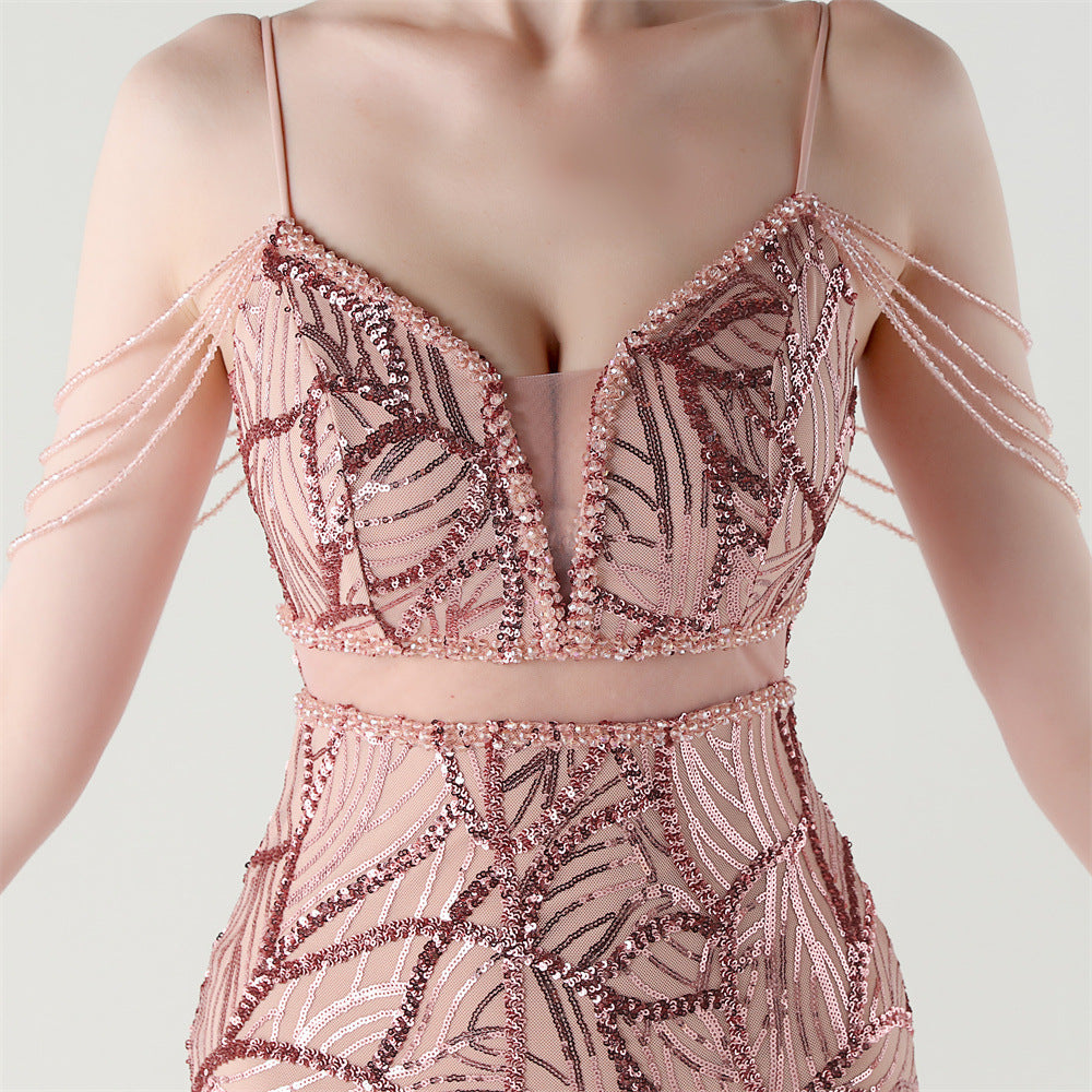 Mermaid Scales Sequin Gala Gown