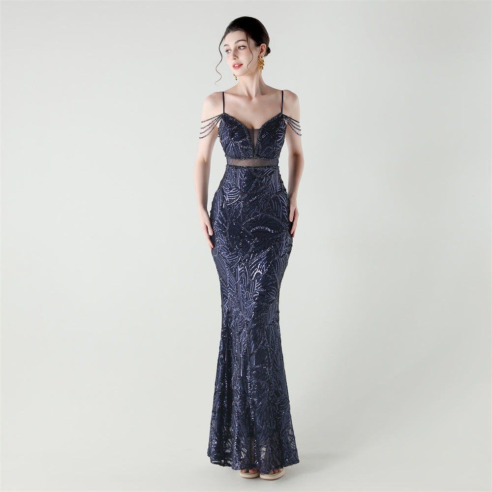 Mermaid Scales Sequin Gala Gown