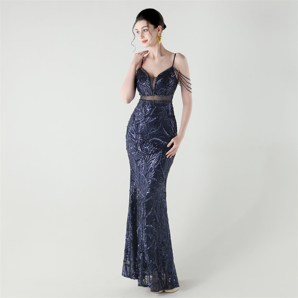 Mermaid Scales Sequin Gala Gown