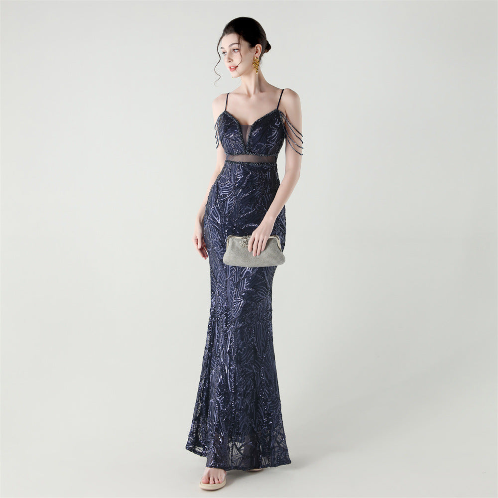 Mermaid Scales Sequin Gala Gown
