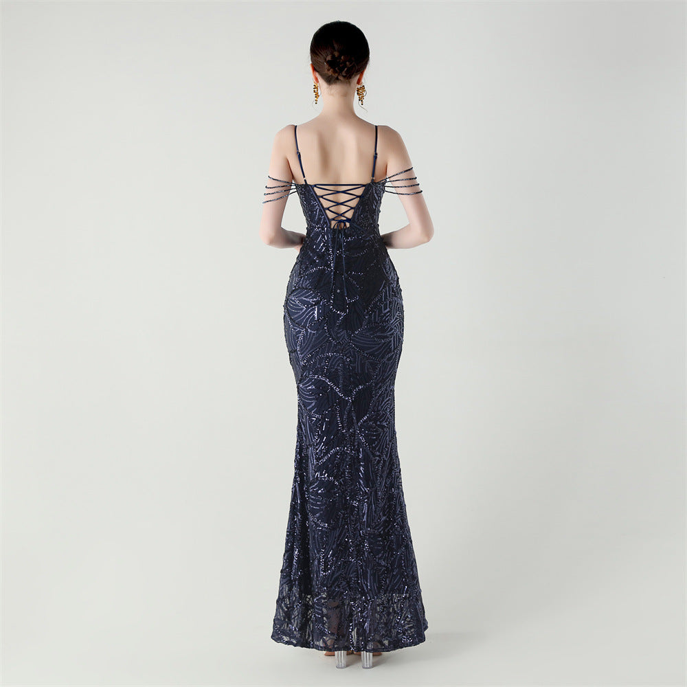 Mermaid Scales Sequin Gala Gown