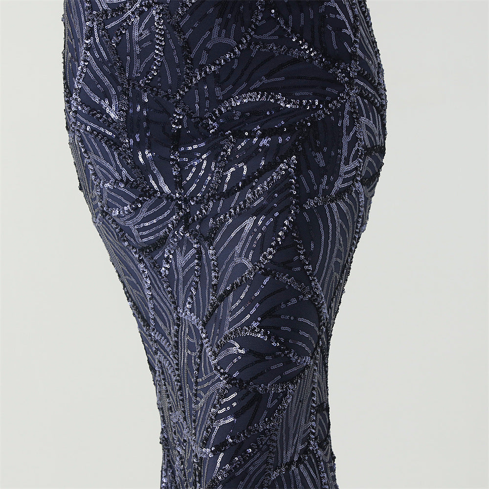 Mermaid Scales Sequin Gala Gown