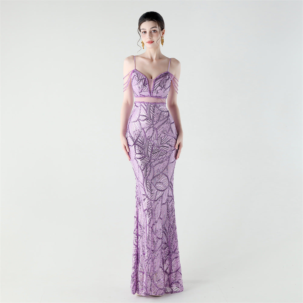 Mermaid Scales Sequin Gala Gown