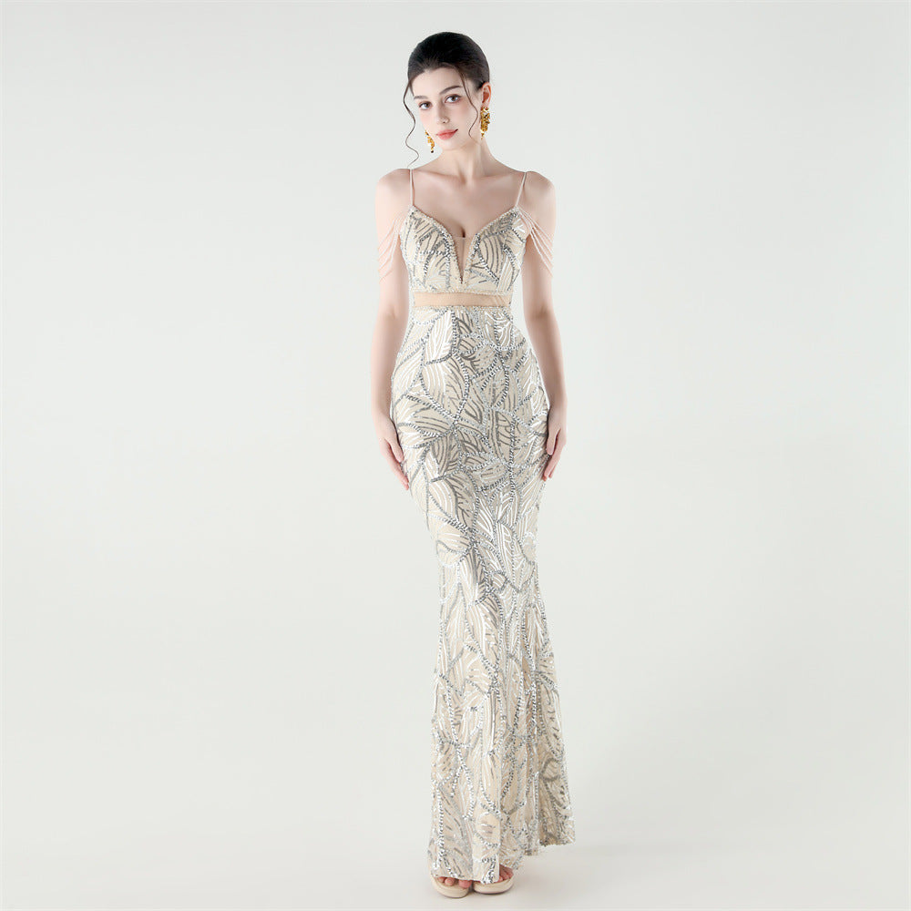 Mermaid Scales Sequin Gala Gown