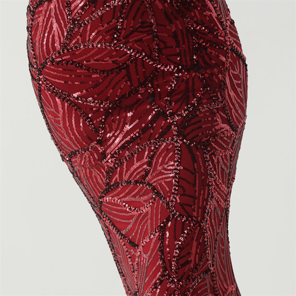 Mermaid Scales Sequin Gala Gown