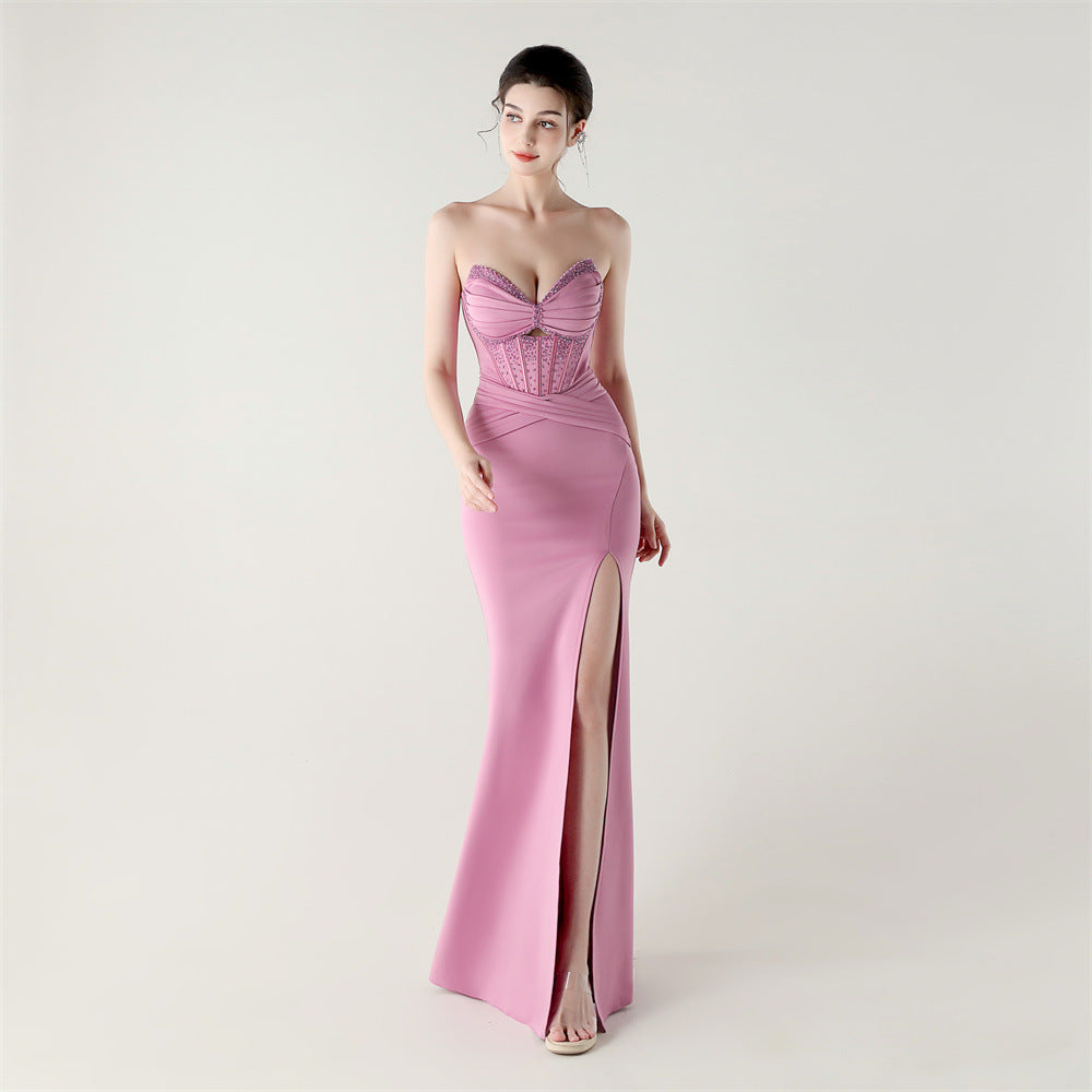 Lavender Pleated Desire Gown