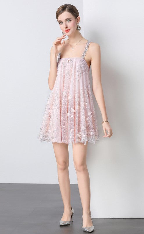 Pink Fairy Tale Floral Dress