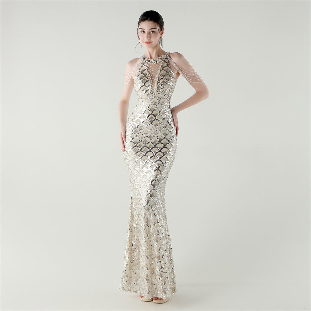 Moonlight Fishtail Luxe Gown