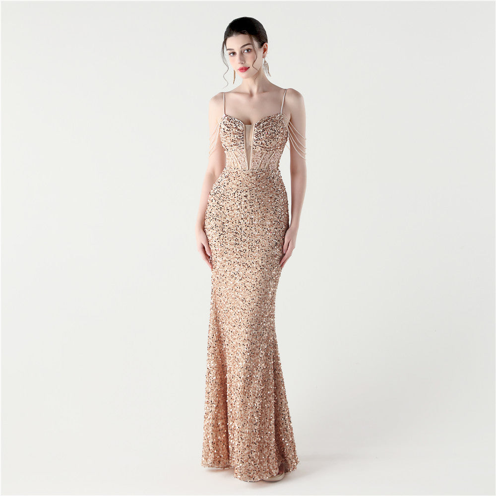 Gala Glide Sequin Dress