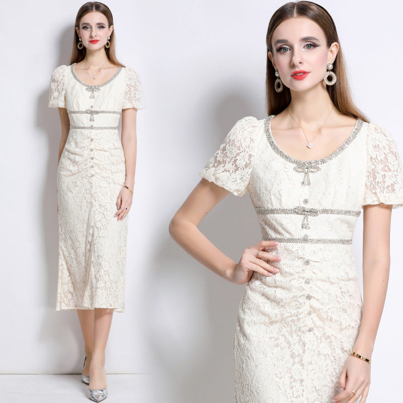 Grace Crystal Lace Dress