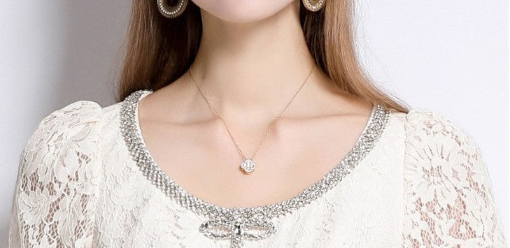 Grace Crystal Lace Dress