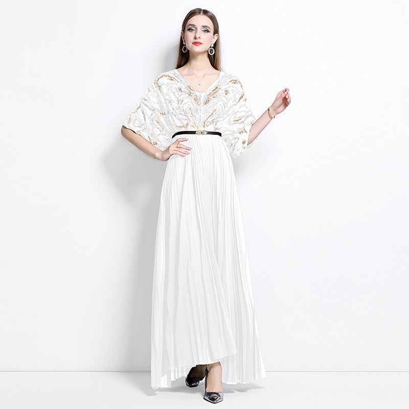 White Grace Embellished Maxi