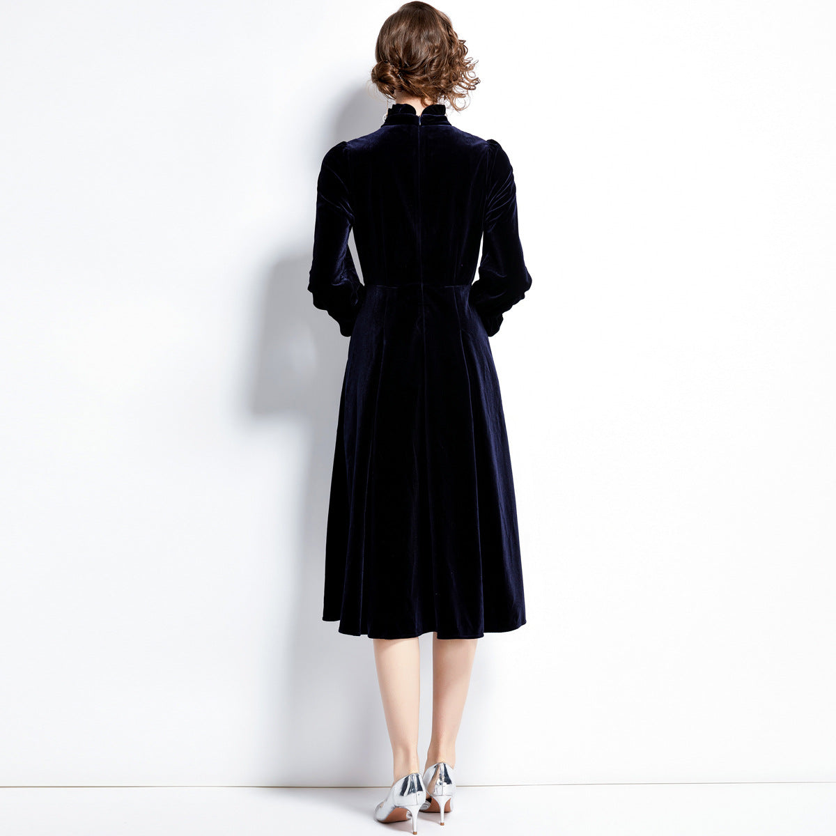 Velvet Monarch Navy Dress