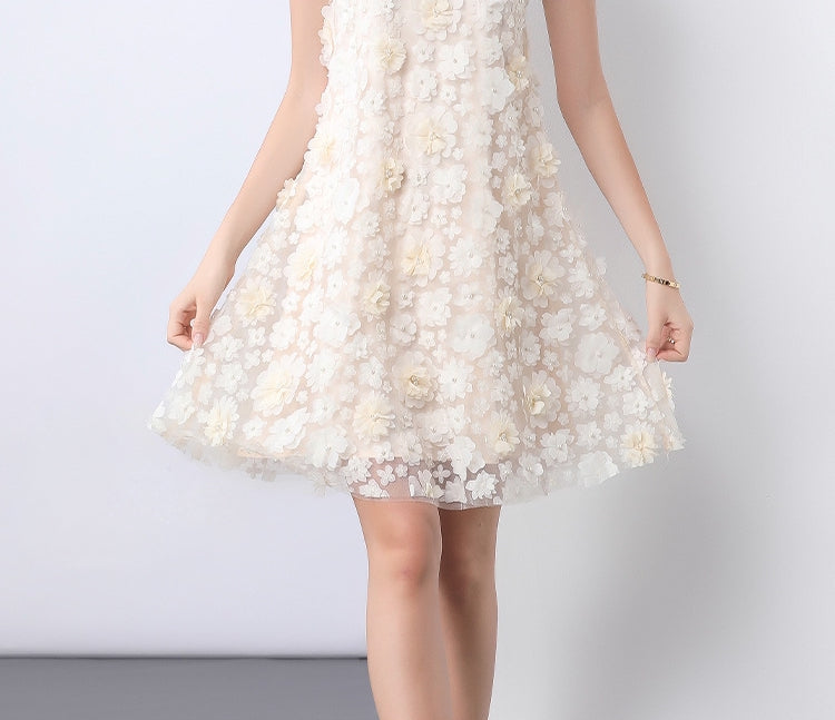 Bloom Floral Embellished Party Dress