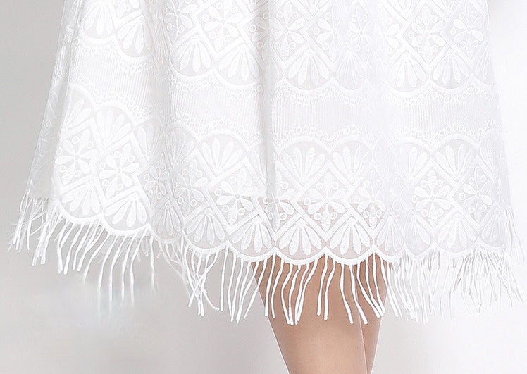 Dress set of White 2 Piece