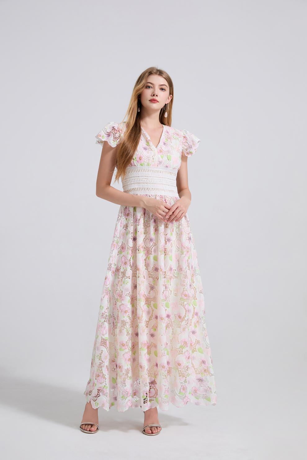 Garden Dream Maxi Dress - 915238273958_PINK
