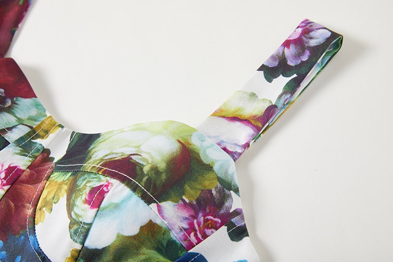 Bloom & Grace Floral Midi Dress