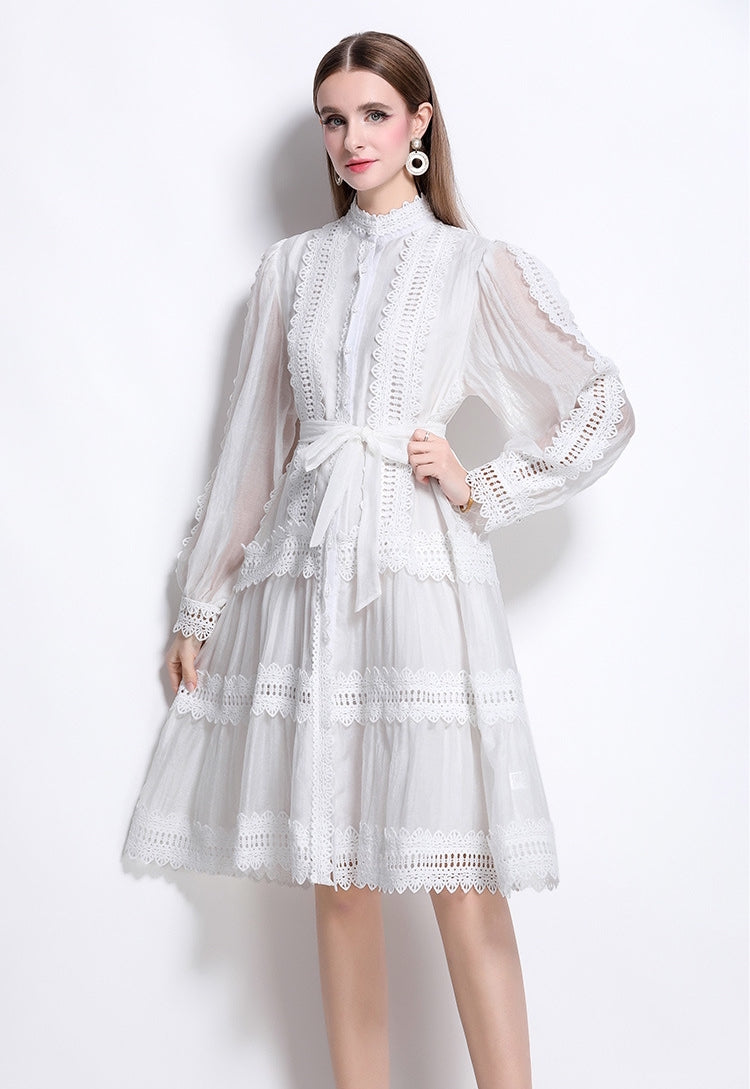 Grace Lace A-Line Dress