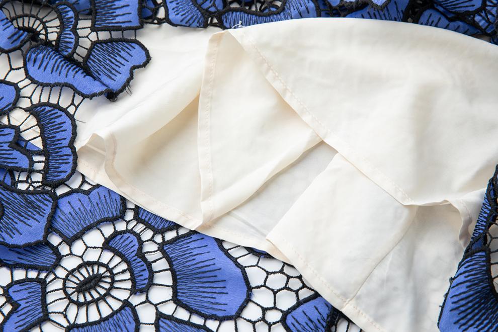 Sapphire Bloom Maxi Dress - 915238273958_BLUE