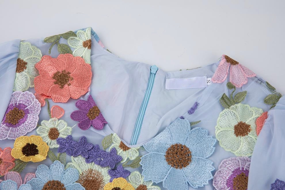 Blossom Elegance Midi Dress