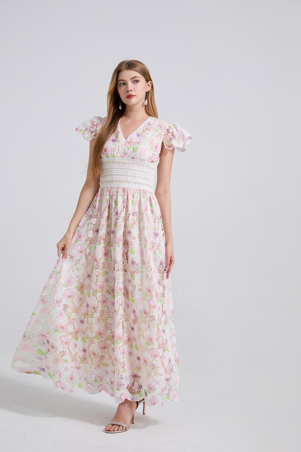 Garden Dream Maxi Dress - 915238273958_PINK