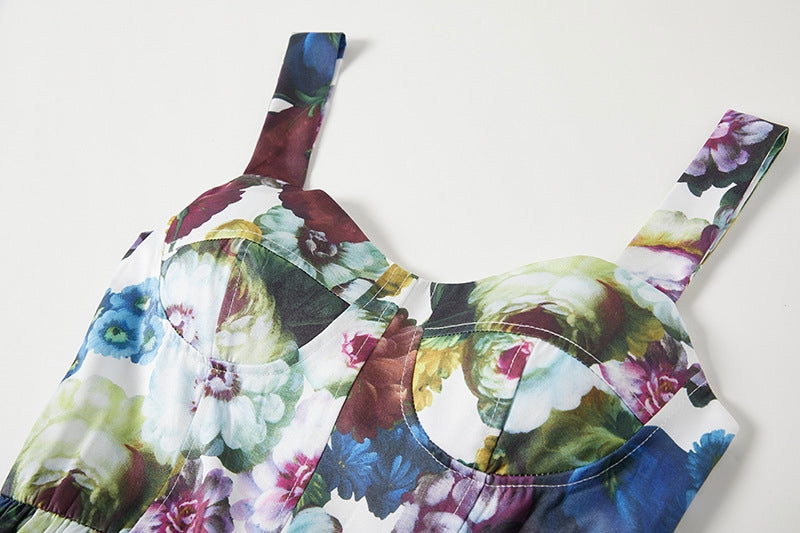 Bloom & Grace Floral Midi Dress