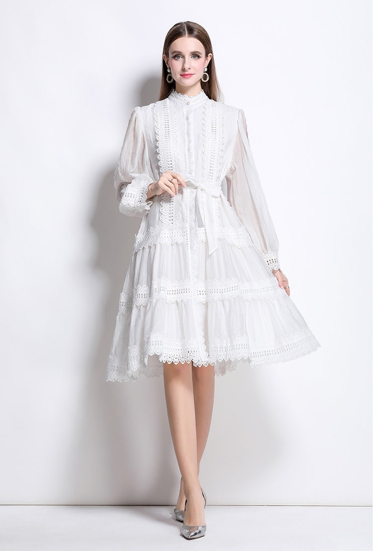 Grace Lace A-Line Dress